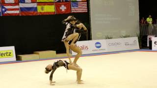 Gymnastics MIAC 2014 AG1 WG Balance POR GCP [upl. by Aribold]