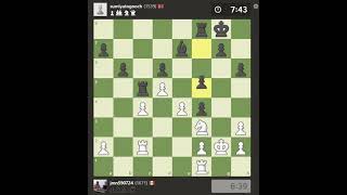 anunciado mate a piezas negras con dama en a8 checkmate jakemate chess ajedrez chessgame mate [upl. by Zingale]