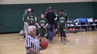 St Patricks vs Holy Cross CYO 8th Grade Basketball 11417 [upl. by Eissat]