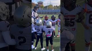 Coin toss EastsideRaiders 6U youtubeshorts football [upl. by Eenalem]