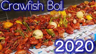 LOUISIANA STYLE CRAWFISH BOIL 2020  1ST BOIL OF THE SEASON [upl. by Quick]