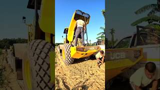 Jcb Road roller back side 😭💯 jcb jcbvideo shorts [upl. by Ethyl]