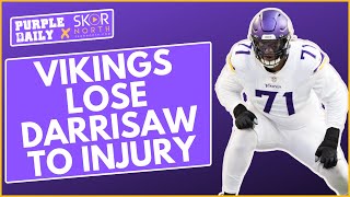 BREAKING Minnesota Vikings lose Christian Darrisaw with seasonending knee injury [upl. by Pirnot]