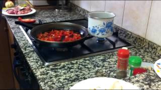 Receta de gazpachos manchegos [upl. by Arnelle]