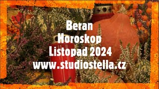 Beran Horoskop Listopad 2024 [upl. by Dodson]