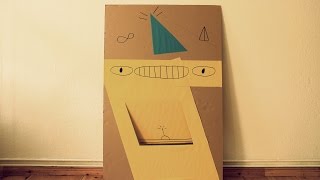 How to make a decorative cardboard robot [upl. by Straus]