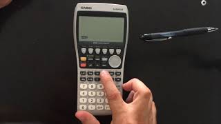 Conversión de radianes a grados en la Casio fx9860GII [upl. by Asaph]