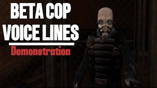 HL2 Beta Metrocop Voice Replacement [upl. by Ettedualc907]