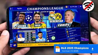 Download Dream League Soccer 20242025 MOD UEFA Champions League DLS 19 [upl. by Wolbrom]