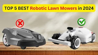 TOP 5 BEST ROBOTIC LAWN MOWER  TopBestTech [upl. by Nawed]