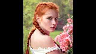 Gaelic Storm  Green Eyes Red Hair Beautiful Redheads  European Women [upl. by Gladi]