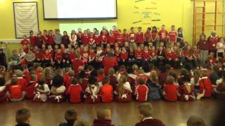 Caerau Primary School Year 3 amp 4  St Davids Day Performance 2016 [upl. by Siuqcram820]