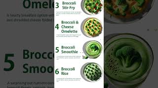 10 Broccoli Food Recipes You Can Cook shorts recipes cooking easyrecipe [upl. by Kylynn211]