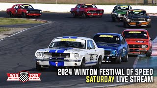 2024 VHRR Winton Festival of Speed  Saturday Live Stream [upl. by Elocel]