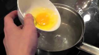 How to poach an egg [upl. by Annaes738]