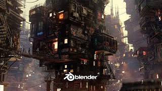 Apartments  Concept Art Tutorial  Episode 9  Blender [upl. by Gildea]