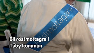 Bli röstmottagare i Täby kommun [upl. by Jarred]