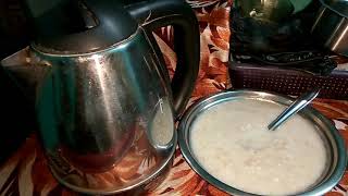 Oats make in Electric Kettle for hostel students and bachelorsOats recipe for weight gain [upl. by Yelsiap877]