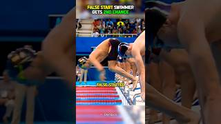 FALSE START SWIMMER GETS 2ND CHANCE [upl. by Chao615]