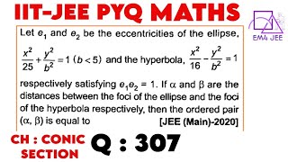 Let e1 and e2 be the eccentricities of ellipse x  225  y  2b  2  1 and hyperbola [upl. by Yole]