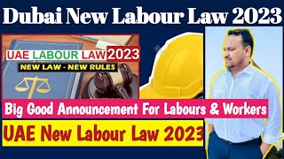 UAE New Labour Law 2023  Dubai New Labour Law [upl. by Yasibit]