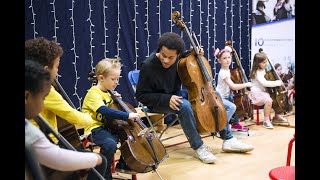 Sheku KannehMason visits Prior Weston Primary School [upl. by Oicelem]