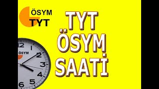 REKLAMSIZ TYT ÖSYM SAATİ 165 DAKİKA kpss yks tyt ales dgs [upl. by Deedahs]