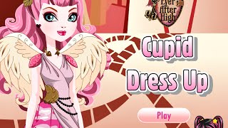 Ever After High Games CA Cupid Dress Up Fun Online Dress Up Fashion Games for Girls Kids [upl. by Borgeson]