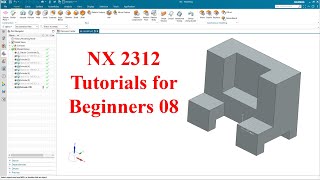 Siemens NX tutorials for beginnersNX 2312tutorial08 [upl. by Billat]