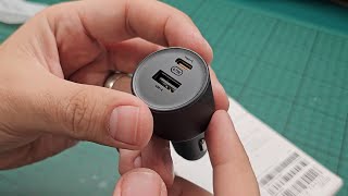 Xiaomi 67W Car Charger USBA  TypeC  unboxing impressions and full test [upl. by Jaycee]