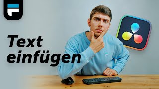 Text einfügen in DaVinci Resolve für Anfänger – Tutorial Deutsch [upl. by Niveb]