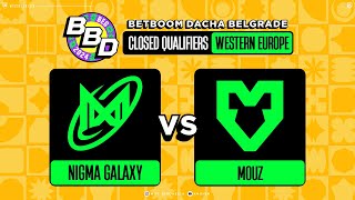 BetBoom Dacha Belgrade  Nigma Galaxy vs Mouz  Grand Final Closed Qualifier Bo5 VEENOMONDOTA [upl. by Joe386]