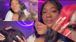 ASMR  3 POV’s Hairplay Scalp Massage And Personal Attention 💆🏾‍♀️ [upl. by Eednar]