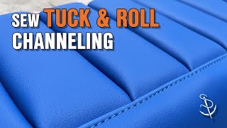 How to Sew Tuck amp Roll Channeling [upl. by Boggers]