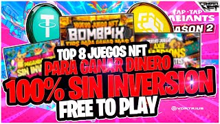 🤑 TOP 8 MEJORES JUEGOS NFT GRATIS para SEPTIEMBRE 2024 🤑 LOS JUEGOS NFT FREE TO PLAY MAS RENTABLES 🔥 [upl. by Apicella]