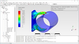 PrePoMax amp CalculiX  GUI Contact [upl. by Notnirt893]