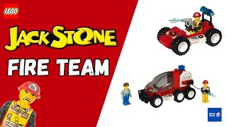 LEGO Jack Stone Fire Response SUV 4605 and Fire Cruiser 4601 build [upl. by Atlanta202]