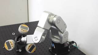 Robot arm repeating within 5 micrometers [upl. by Arykahs]