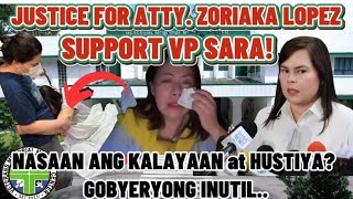 JUSTICE for atty lopez Support vp SARA  ang gobyernong inutil [upl. by Caesaria600]