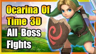 All Boss Fights Ocarina of Time 3D [upl. by Esinek]