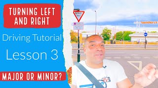 Driving Lesson  How to Turn Left and Right at Junctions [upl. by Caitlin]