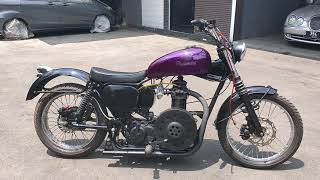 Mesin diesel ruggerini 550 CC jadi motor classic [upl. by Elizabeth]