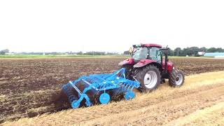 CASE MAXXUM140 amp LEMKEN Rubin9300 村一番 [upl. by Coe483]