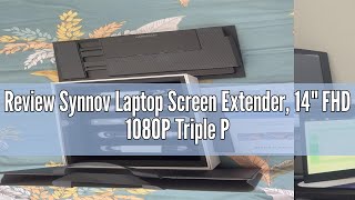 Review Synnov Laptop Screen Extender 14quot FHD 1080P Triple Portable Laptop Screen Extender Monitor f [upl. by Schlessinger624]