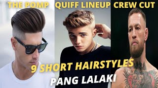 Magandang Gupit ng Buhok Lalaki 9 Short Hairstyles [upl. by Sarina]