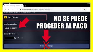 SOLUCIÓN Error No Se Puede Proceder al Pago al Recargar Diamantes de Free Fire en PagoStore [upl. by Alfy]