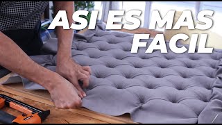 3 Simple Pasos para Crear un Cabecero de Cama Capitone que Impresiona [upl. by Eittol90]