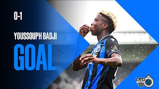 KAS EUPEN  CLUB BRUGGE  01  GOAL BADJI  20202021 [upl. by Liatrice]