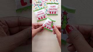 Christmas tree paper chocolate candy easy  Merry christmas idea shorts ytshorts christmas art [upl. by Ellehsim]