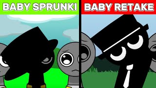 New Incredibox  BABY Sprunki Vs BABY Rettake [upl. by Ottie]